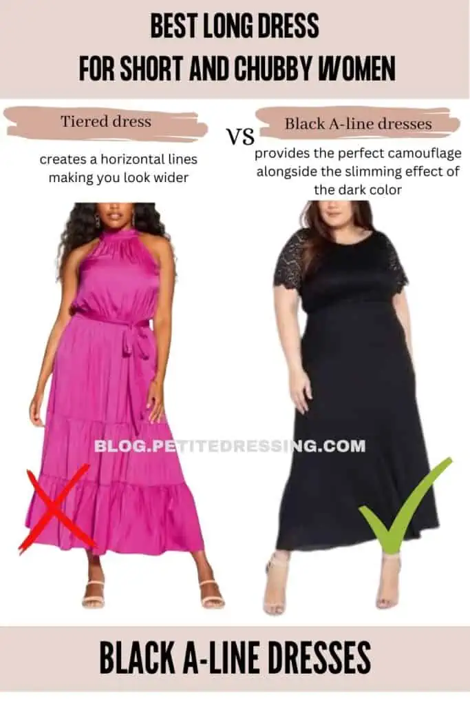 The Long Dress Guide for Short and Chubby Women - Petite Dressing