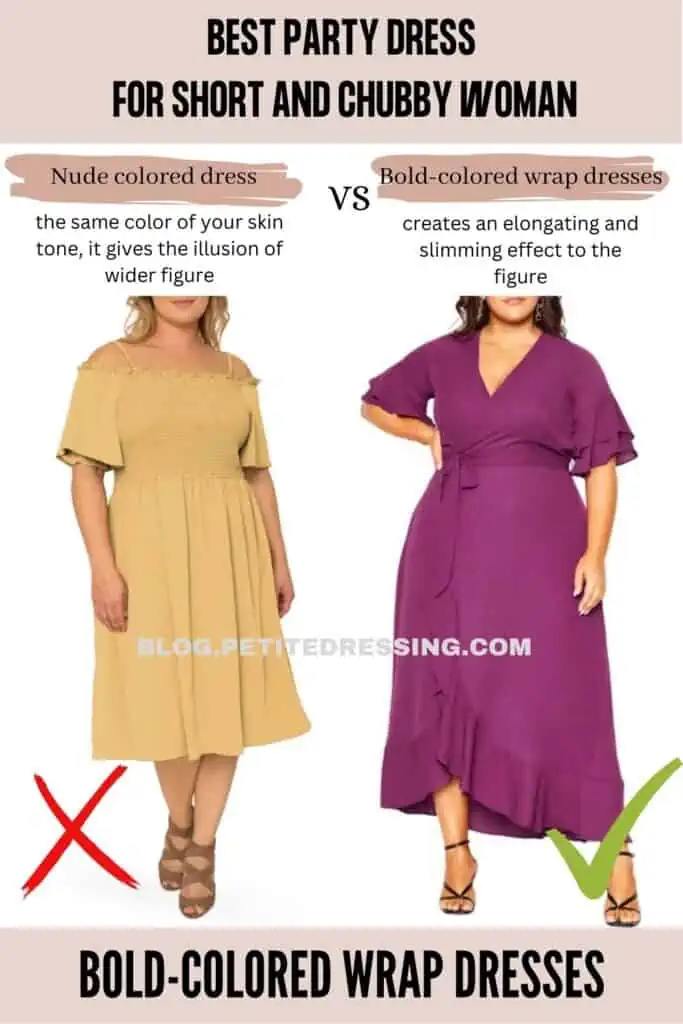 Party Dresses Guide for Short and Chubby Women - Petite Dressing