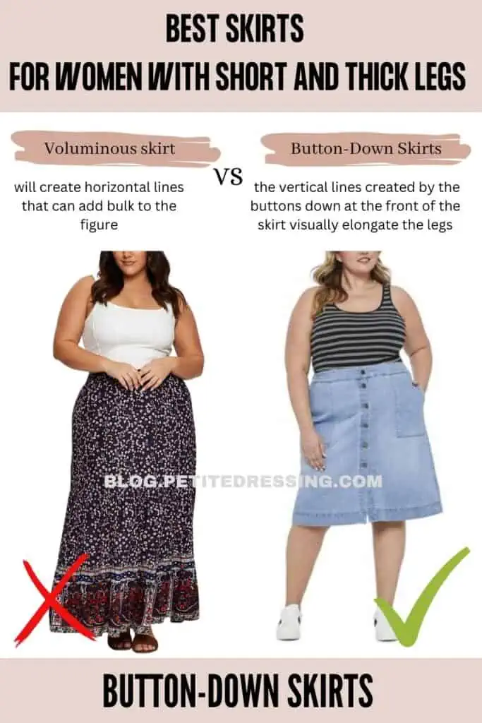Button-Down Skirts