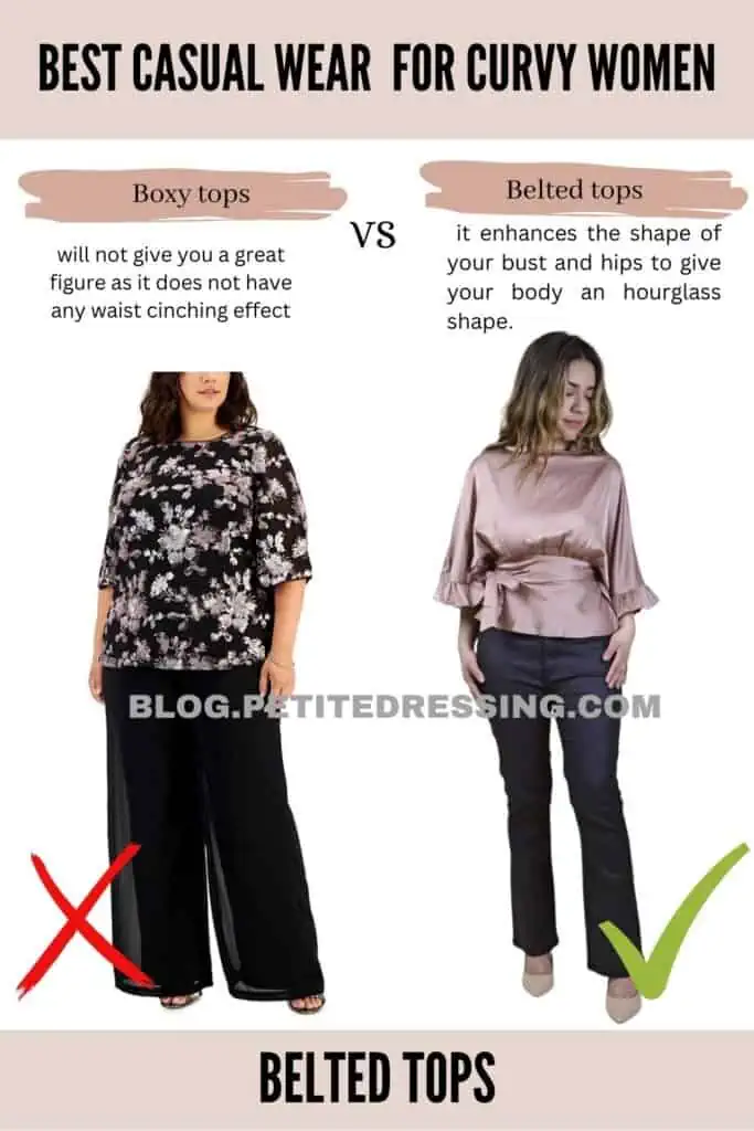 Casual Wear Guide for Curvy Women - Petite Dressing