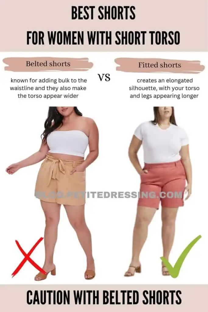 Caution with belted shorts