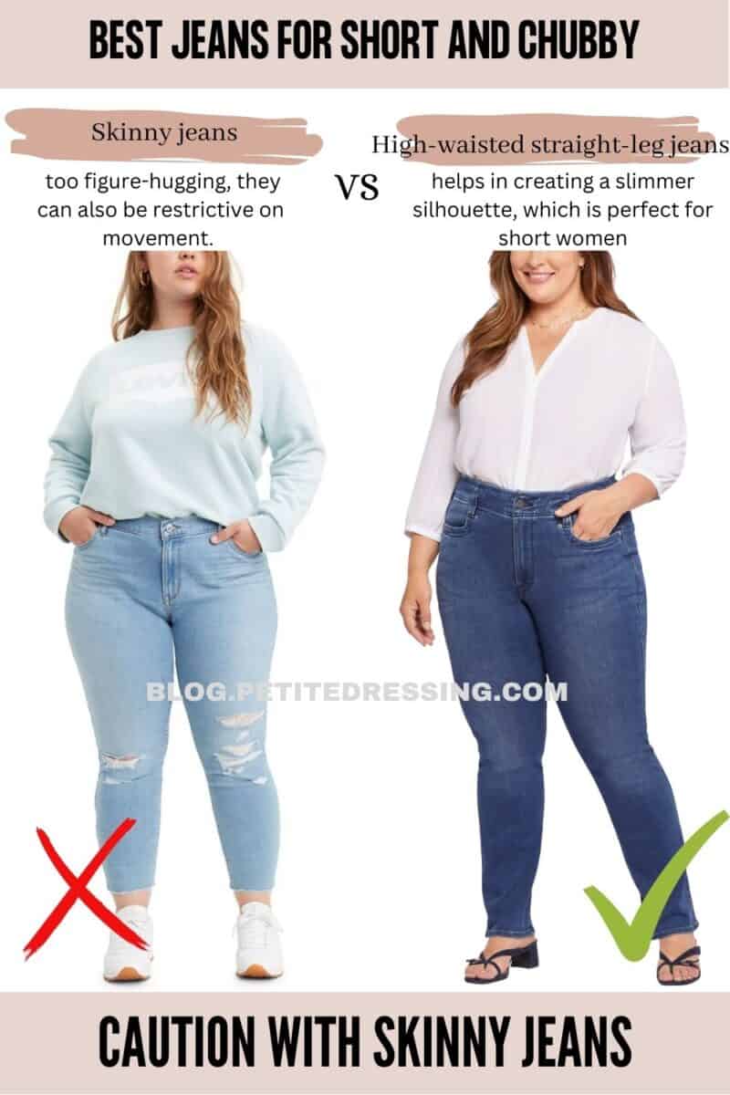 Jeans guide for short and chubby