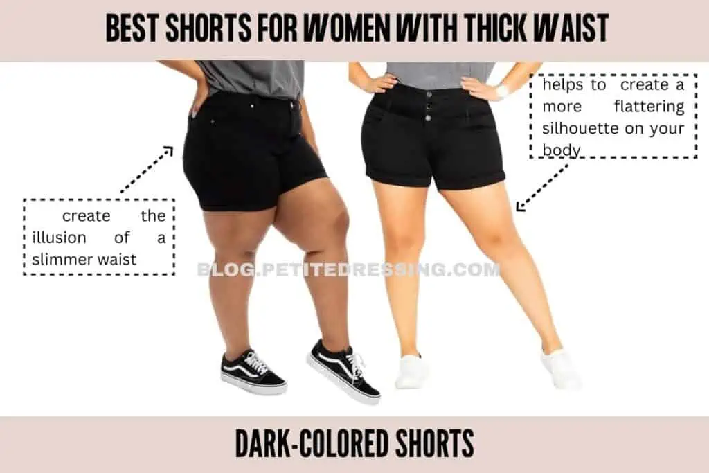 Dark-colored shorts