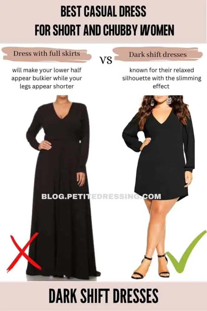 Casual Dress Guide for Short and Chubby women - Petite Dressing