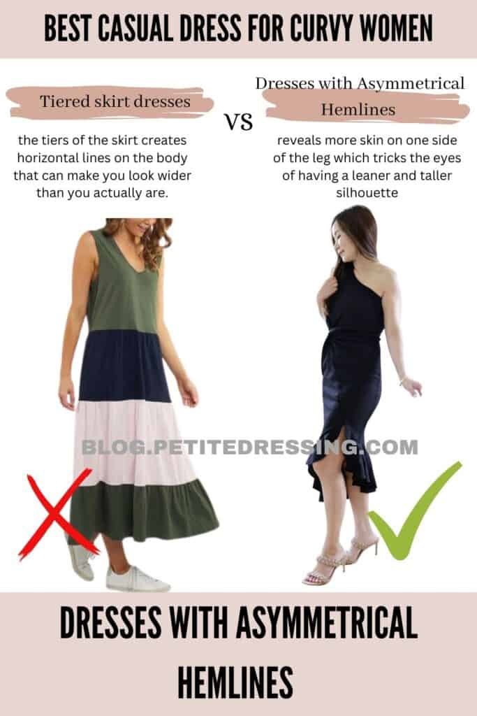 Dresses with Asymmetrical Hemlines -1