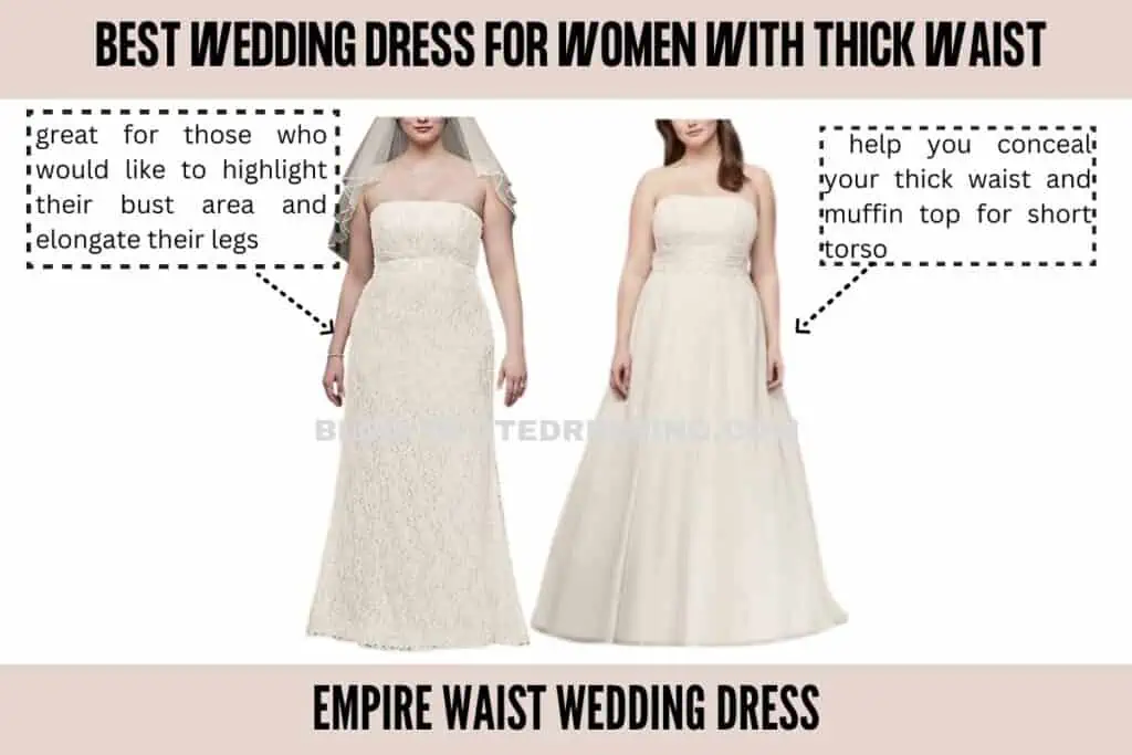 Wedding Dress Guide for Women with Thick Waist