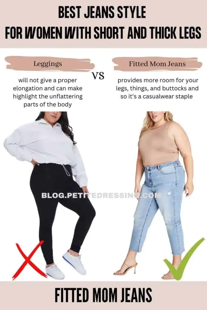 Jeans Style Guide for Women with Short and Thick Legs - Petite Dressing