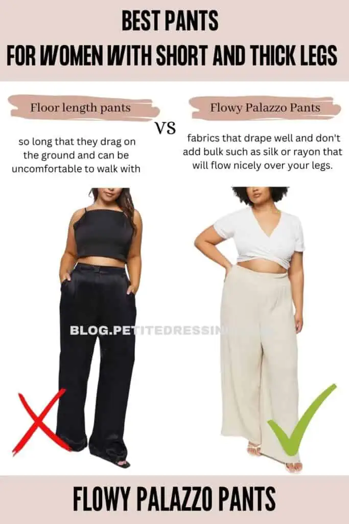 Pants Style Guide for Women with Short and Thick Legs - Petite Dressing