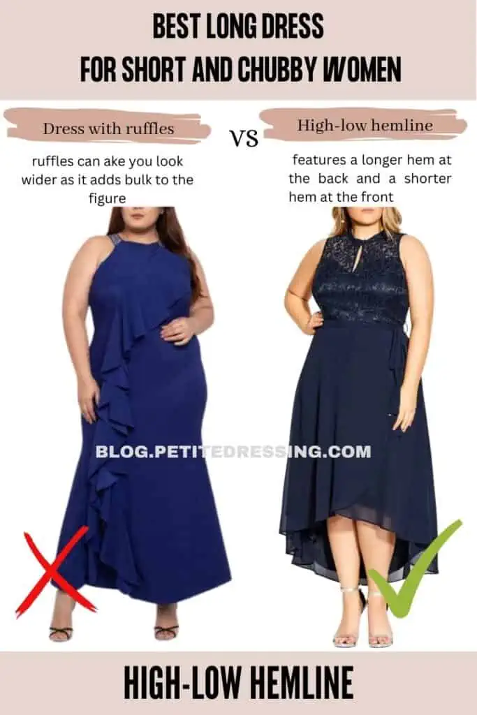 The Long Dress Guide for Short and Chubby Women - Petite Dressing