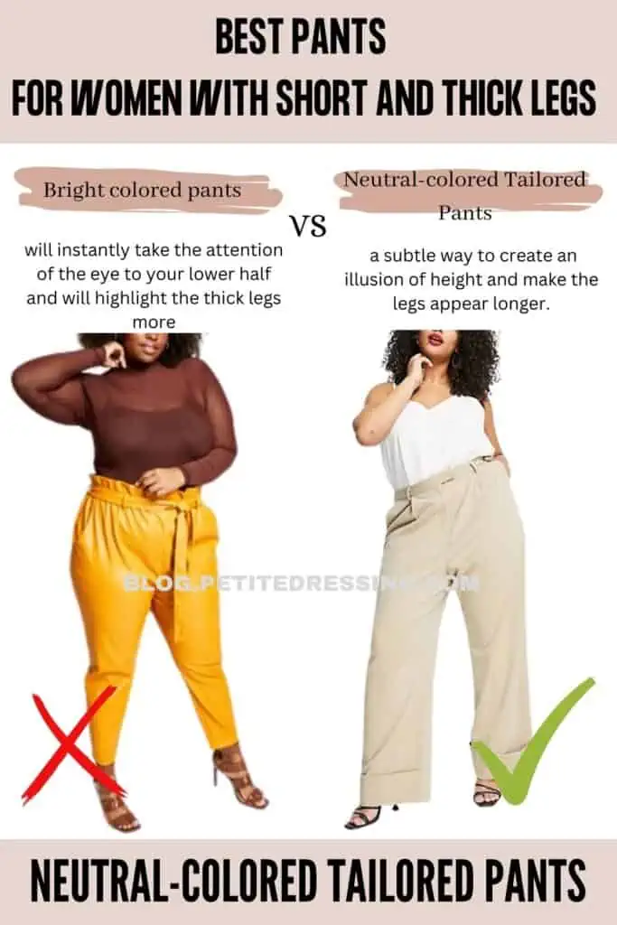 Neutral-colored Tailored Pants