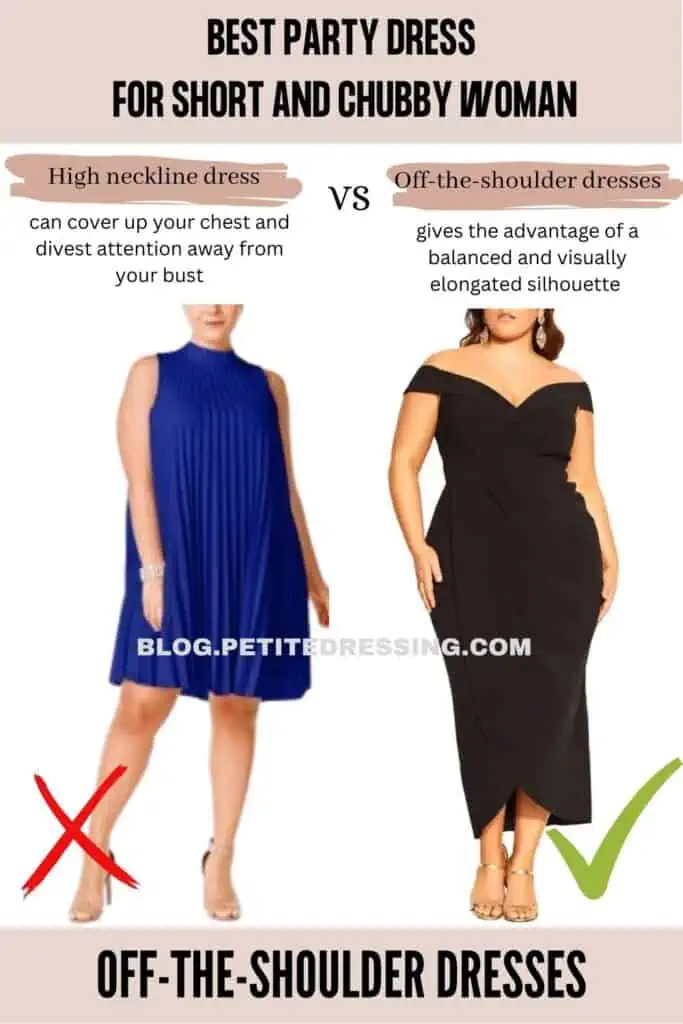 Party Dresses Guide for Short and Chubby Women