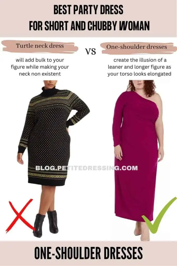 Party Dresses Guide for Short and Chubby Women - Petite Dressing