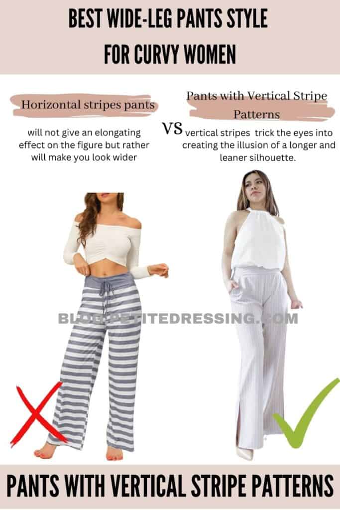 Pants with Vertical Stripe Patterns
