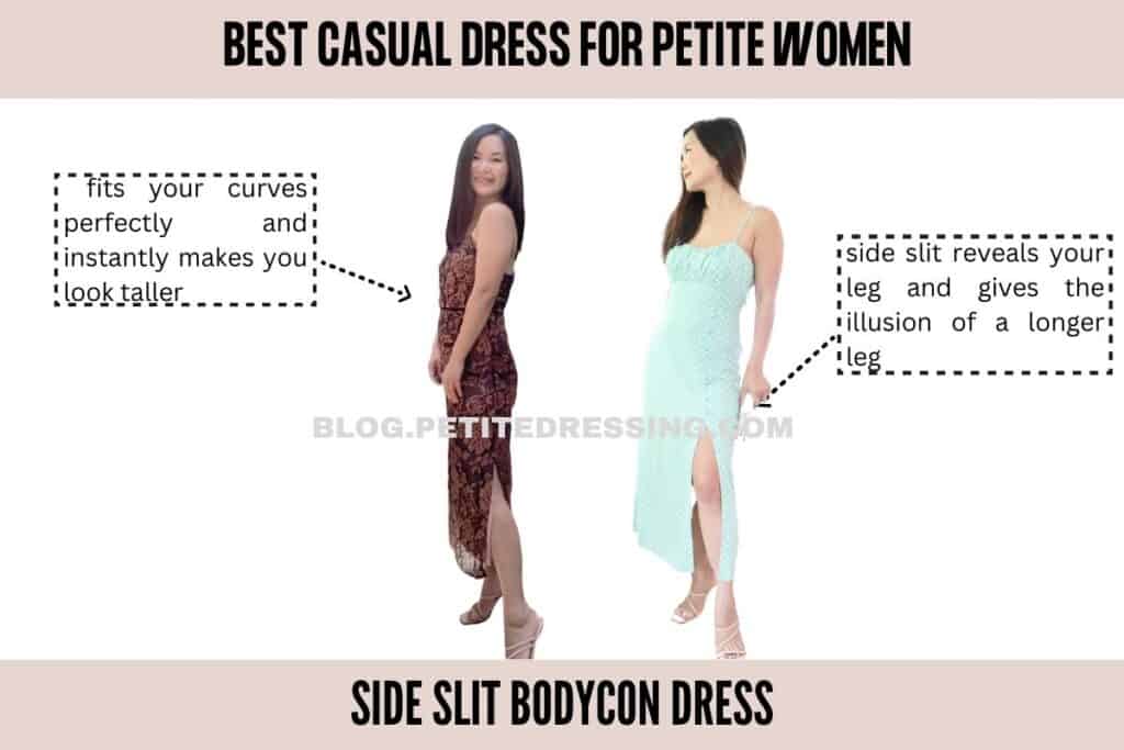 Side Slit Bodycon Dress