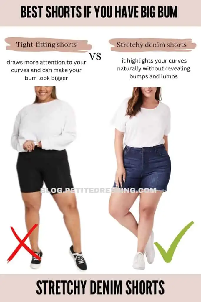 Shorts guide if you have a big bum - Petite Dressing