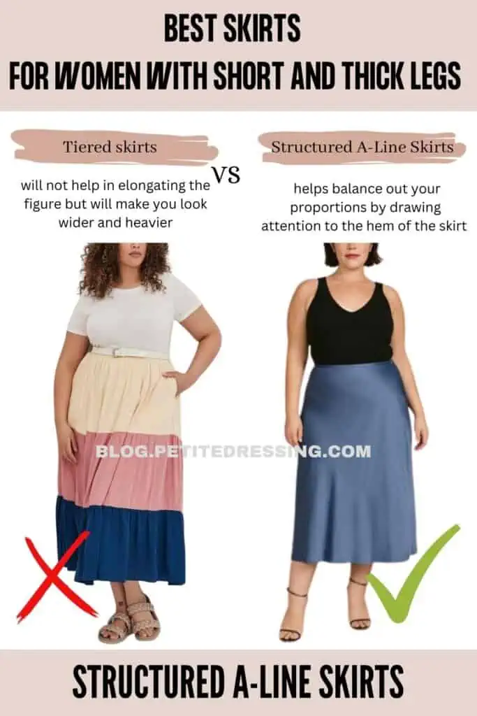 Structured A-Line Skirts