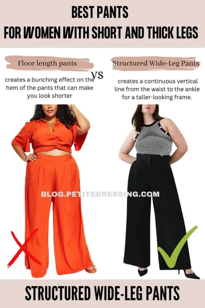 Pants Style Guide for Women with Short and Thick Legs