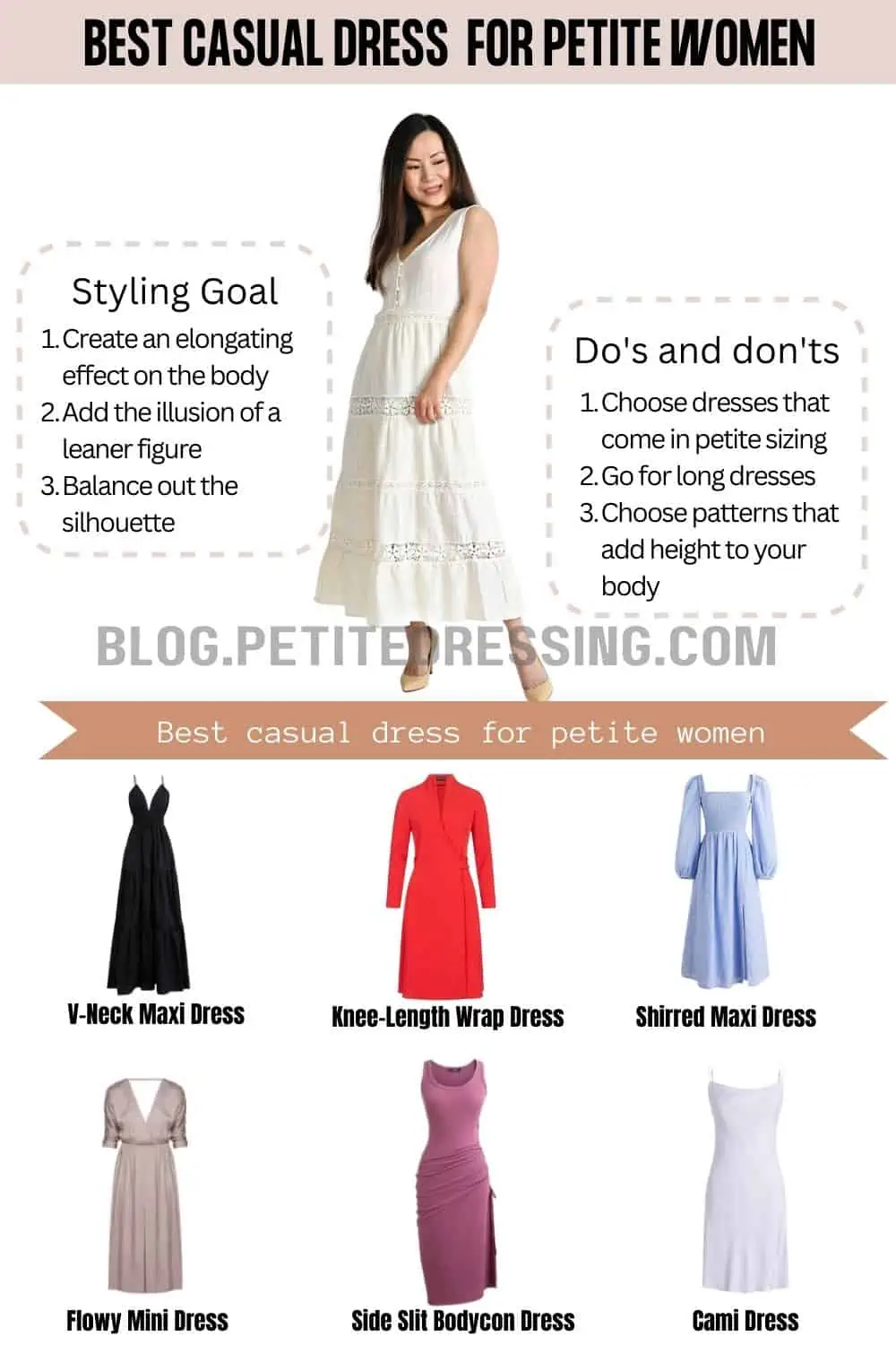 I'm 5'2, here's the Complete Casual Dress Guide for Petite Women - Petite  Dressing