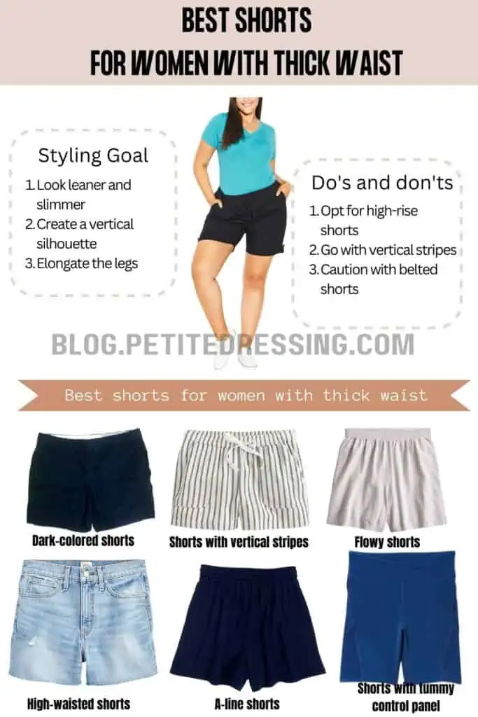 The Shorts Guide for Women with Thick Waist (1)