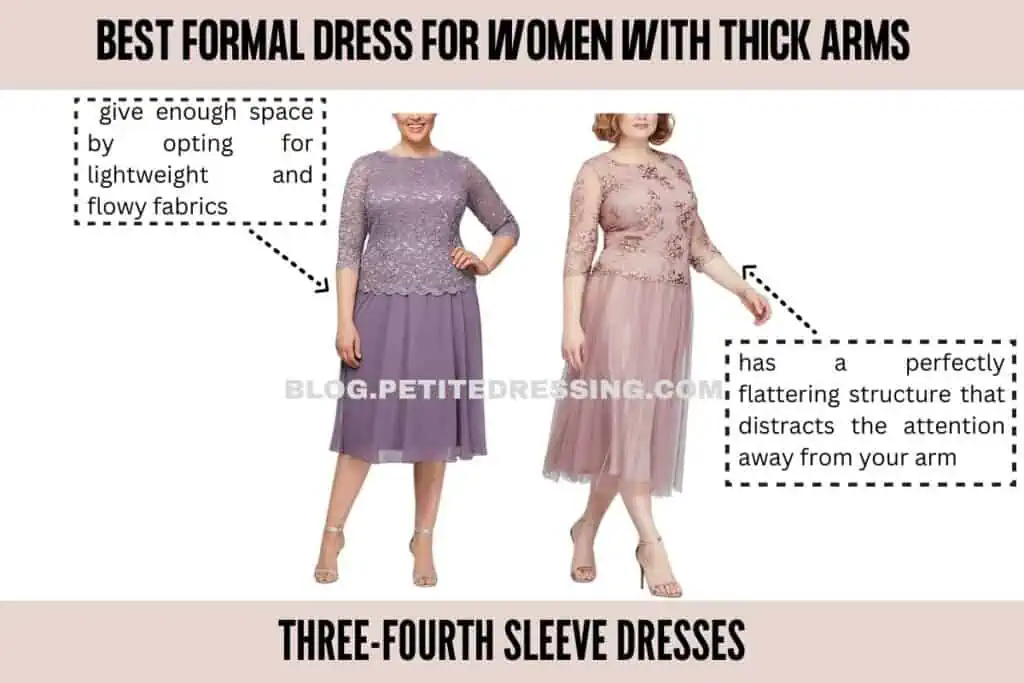 Three-fourth Sleeve Dresses