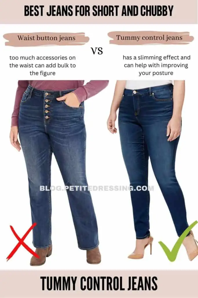 Jeans guide for short and chubby