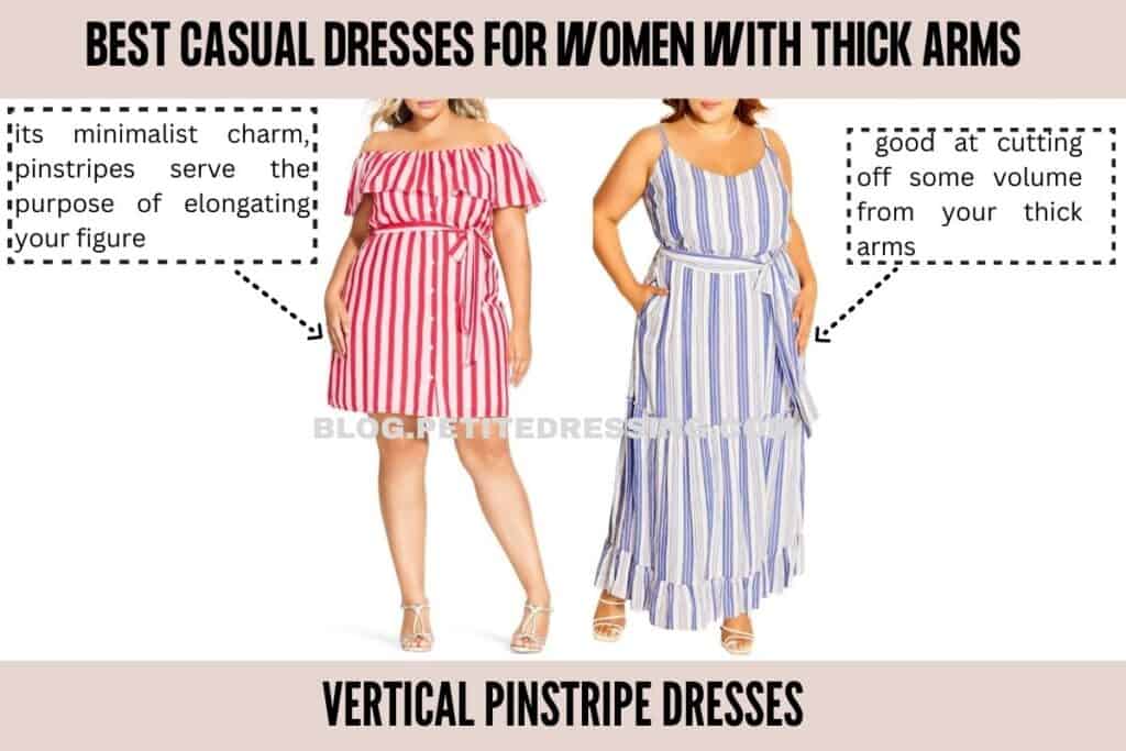 Vertical Pinstripe Dresses