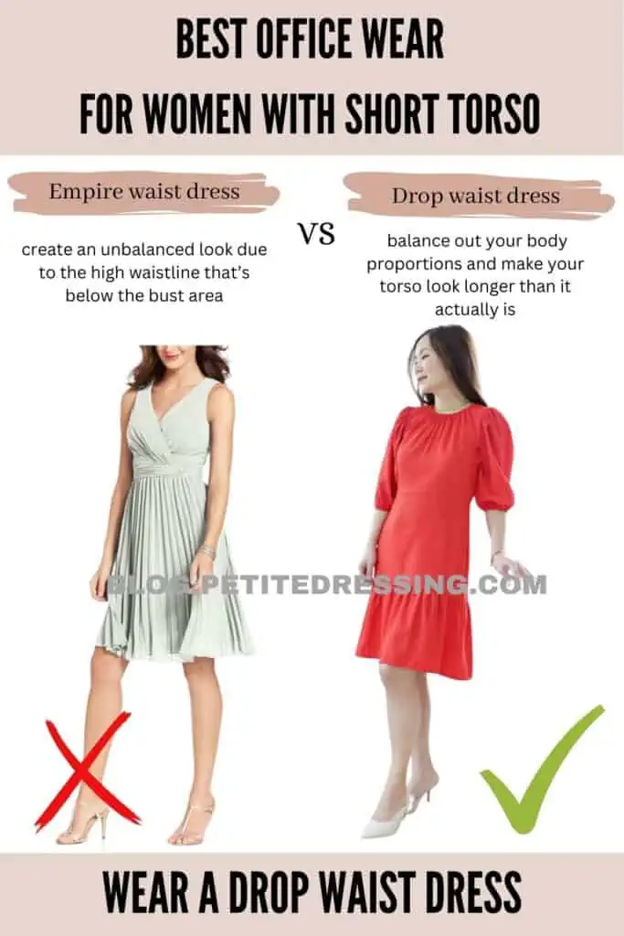 Wear a drop waist dress
