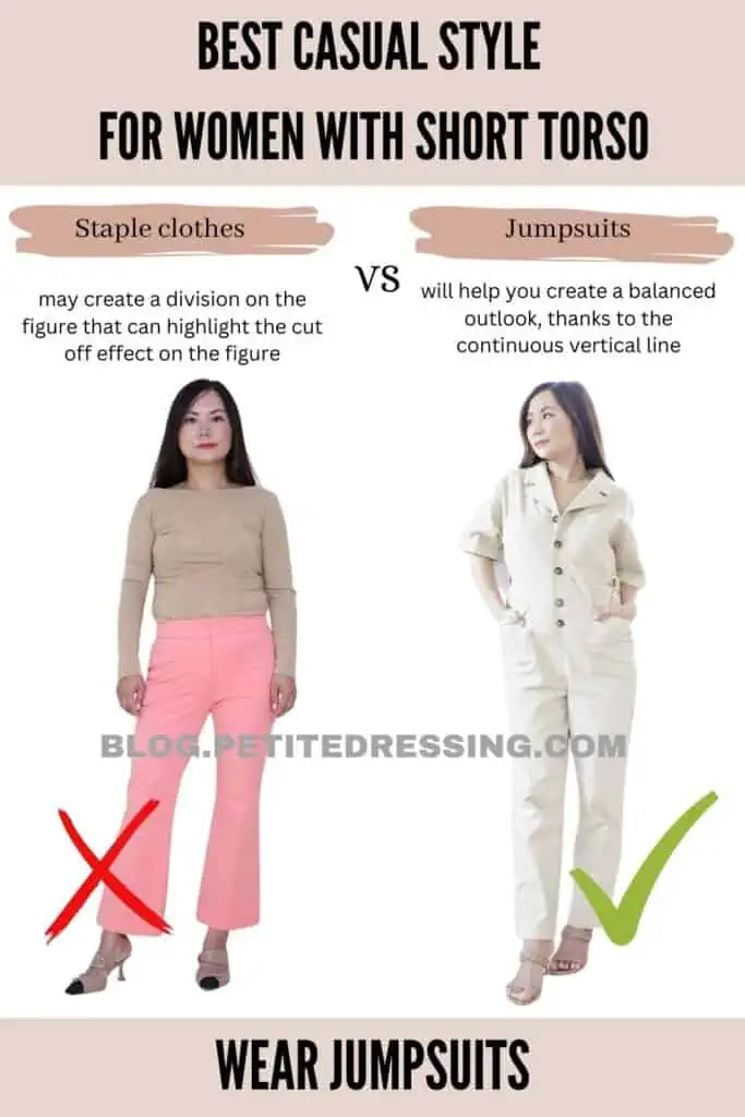 Casual style guide for women with a short torso - Petite Dressing