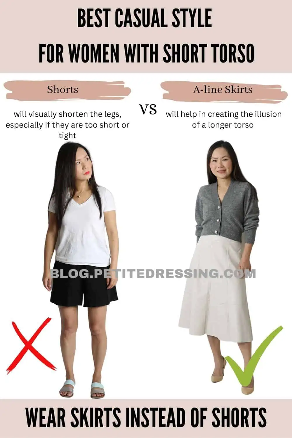 How To Dress Short Torso Long Legs