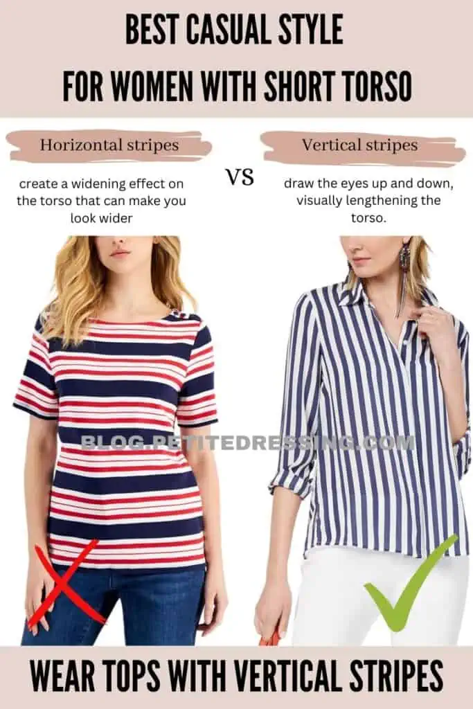 Wear tops with vertical stripes-1