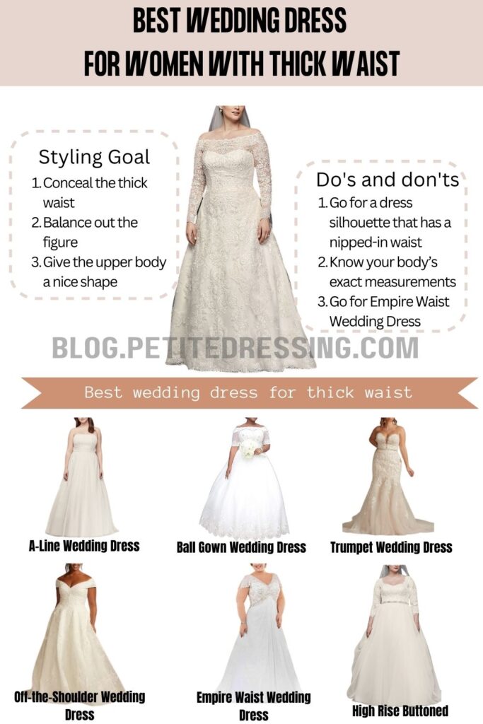Wedding Dress Guide for Women with Thick Waist