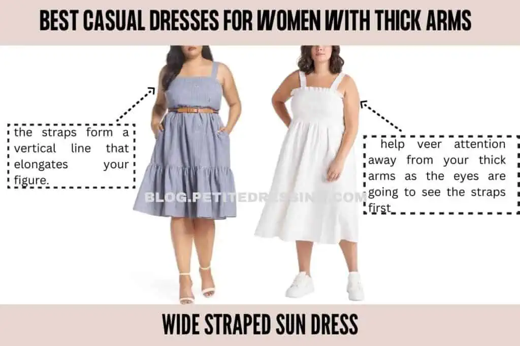 Casual Dresses Style Guide for Women with Thick Arms