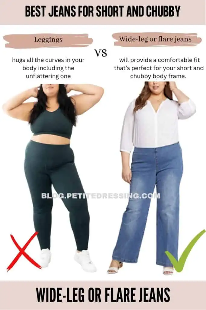 Jeans guide for short and chubby - Petite Dressing