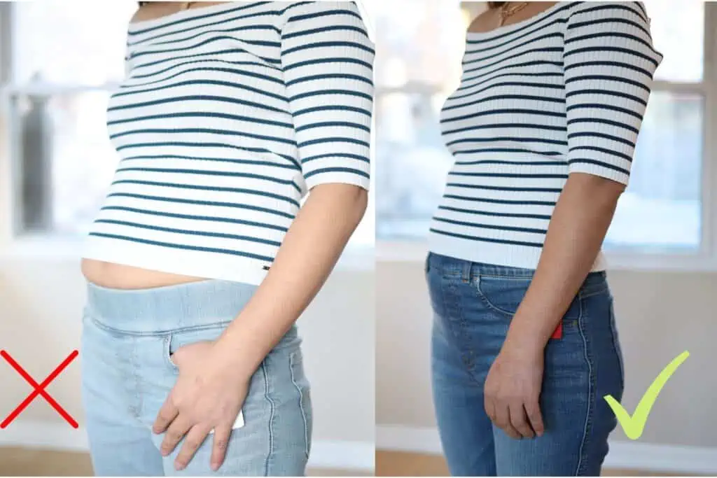 how to hide your belly with clothing