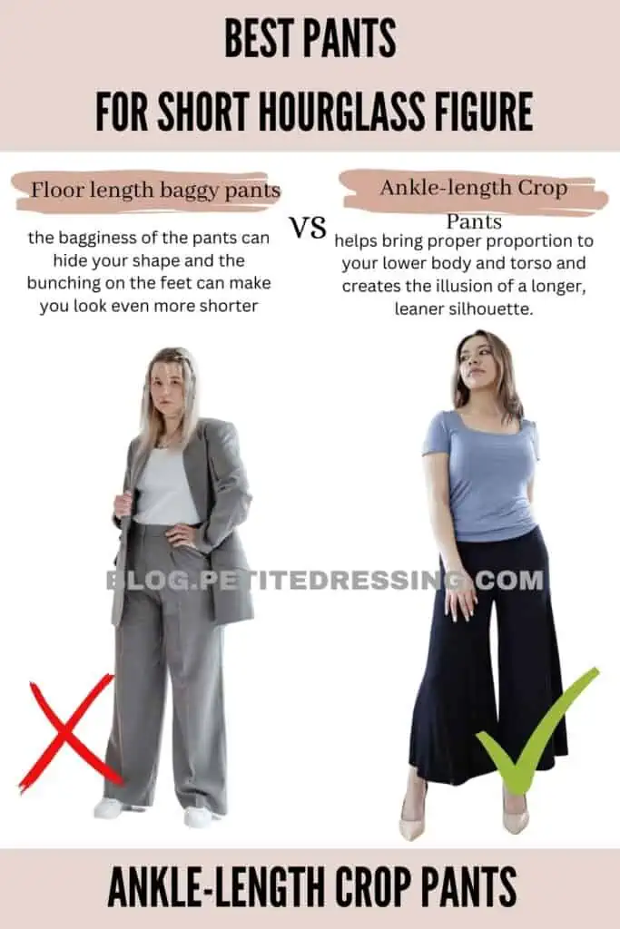 Pants Style Guide for Short Hourglass Figure - Petite Dressing