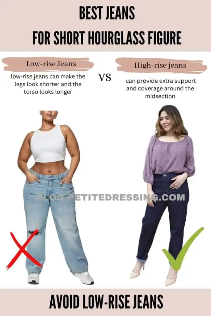 Jeans Style Guide for Short Hourglass Figure - Petite Dressing