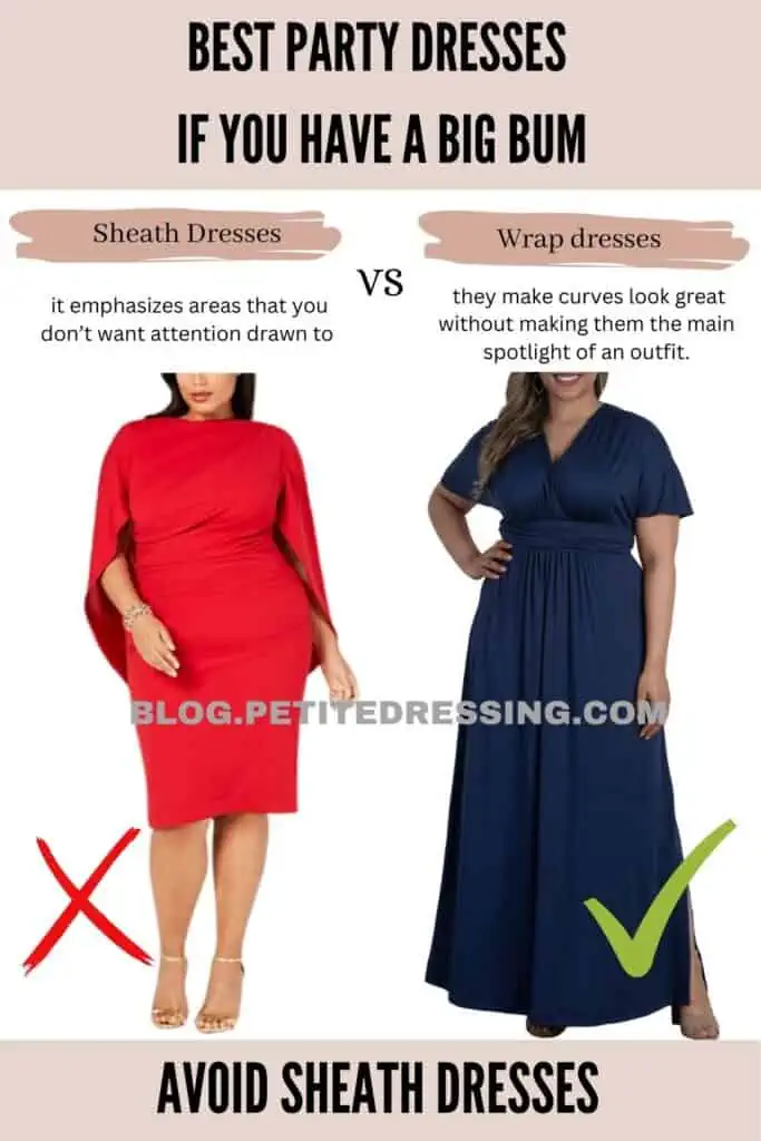 Avoid Sheath Dresses