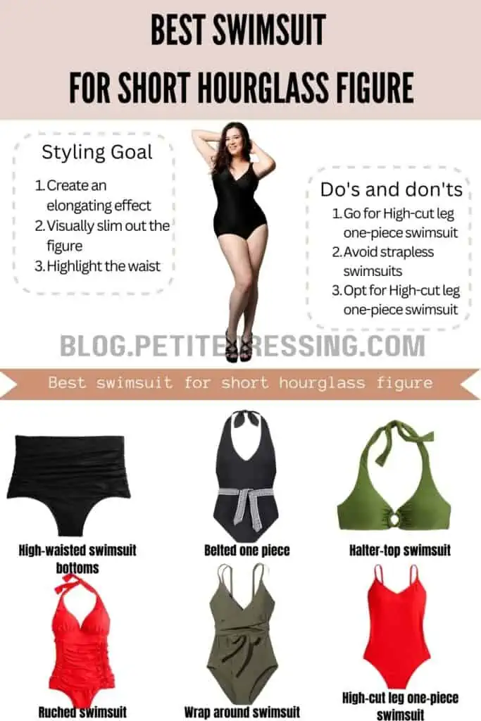 BEST Swimsuit for short hourglass figure