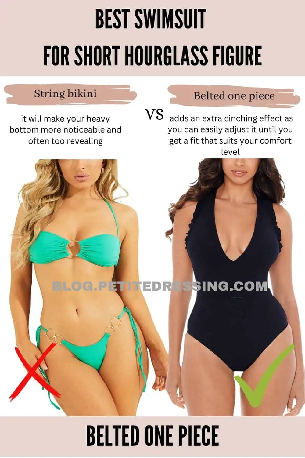 Best Swimsuit For Petite Hourglass
