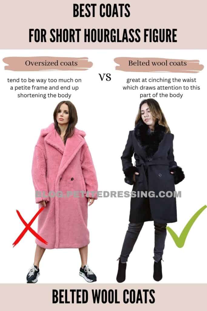 Coats guide for short hourglass figure