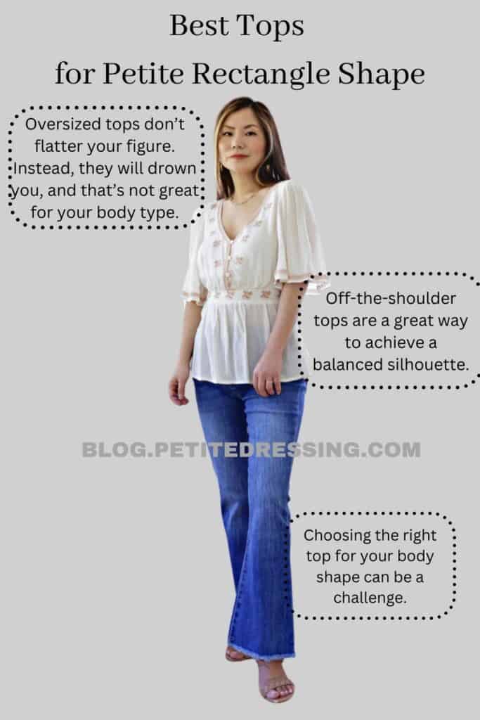 Best Tops for Petite Rectangle Shape