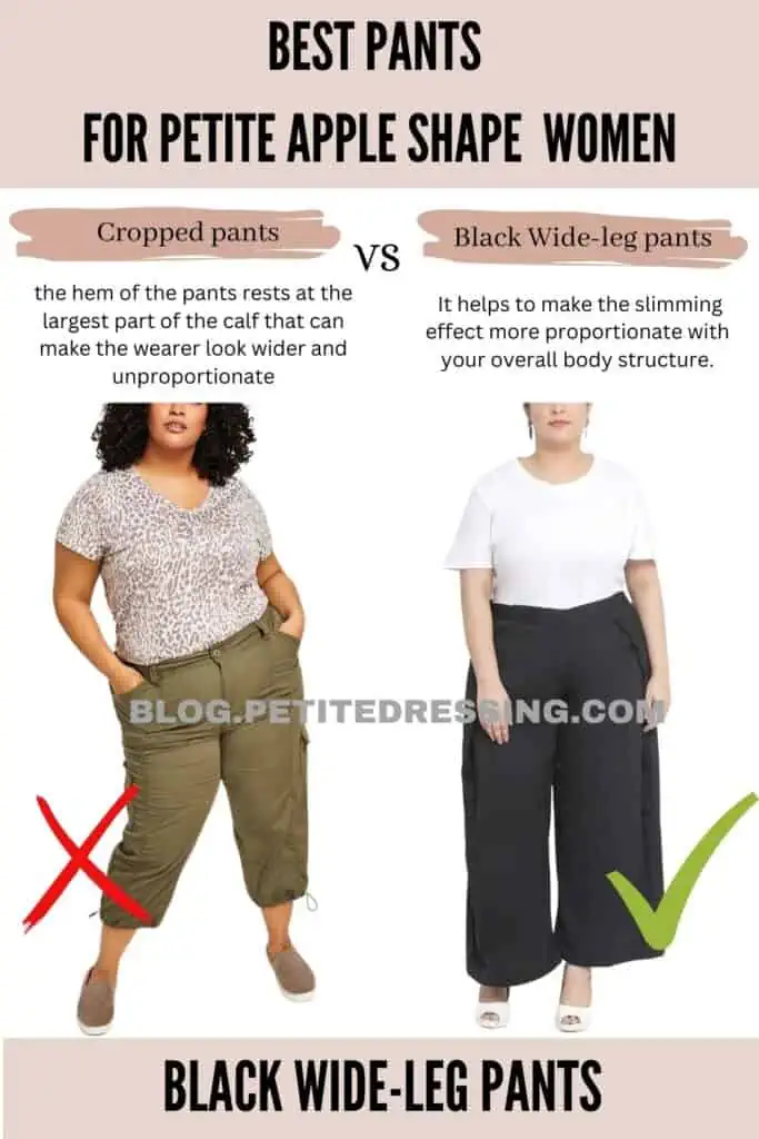 Black Wide-leg pants