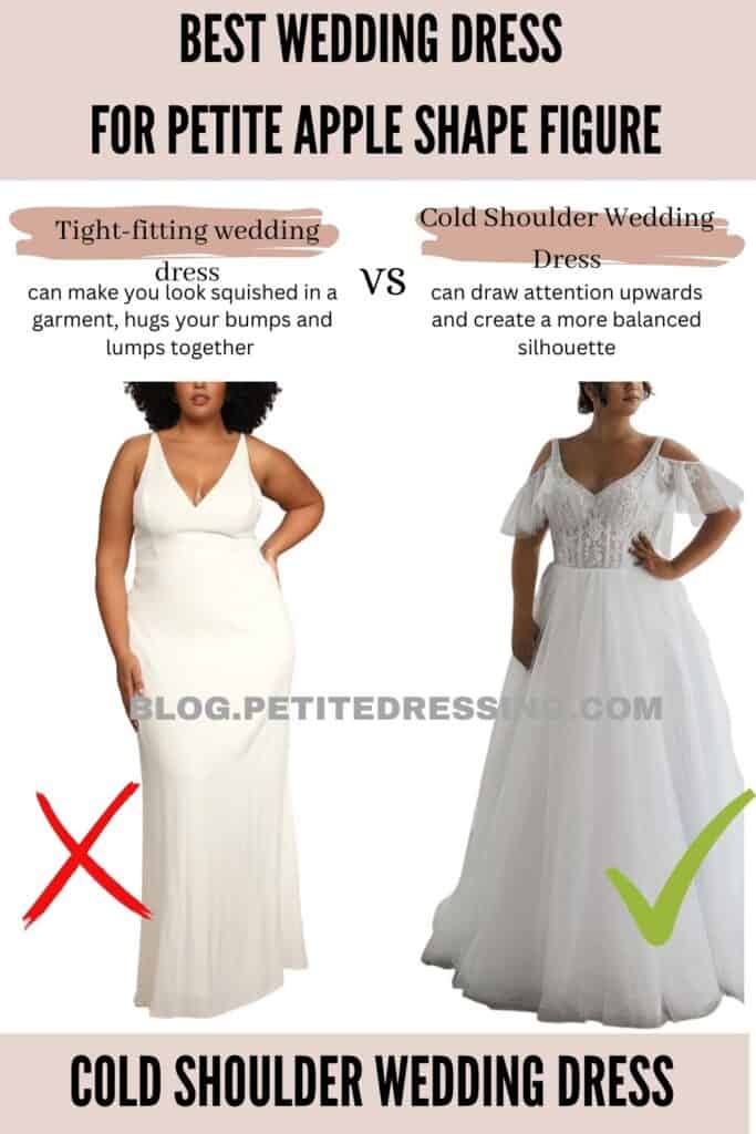 Cold Shoulder Wedding Dress