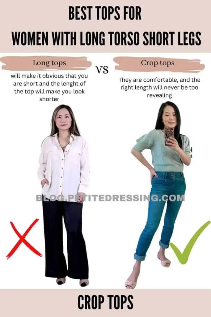 The Complete Tops Guide for Women with Long Torso Short Legs - Petite ...