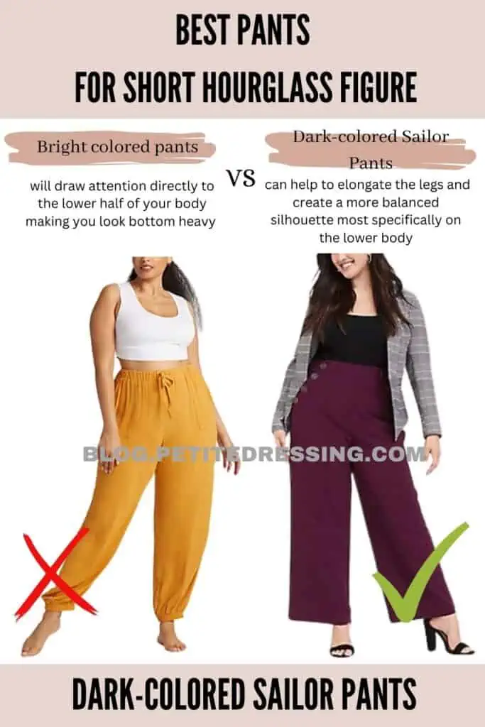 Pants Style Guide for Short Hourglass Figure - Petite Dressing