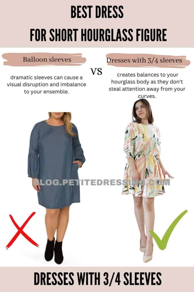 Dresses with 34 sleeves