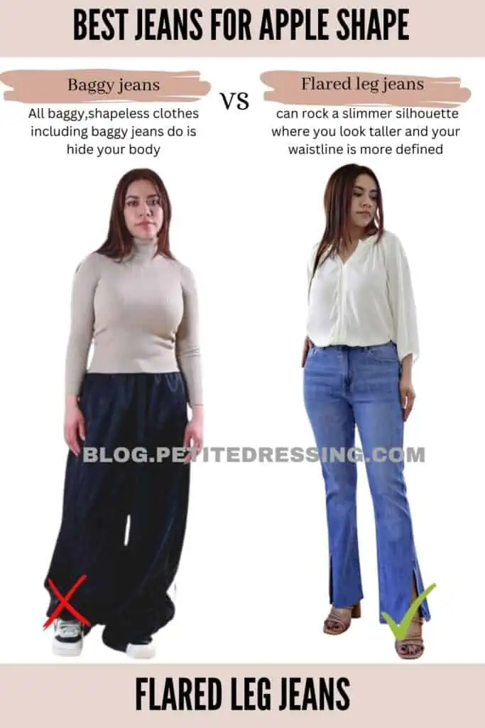 The Jeans guide for Petite apple shape