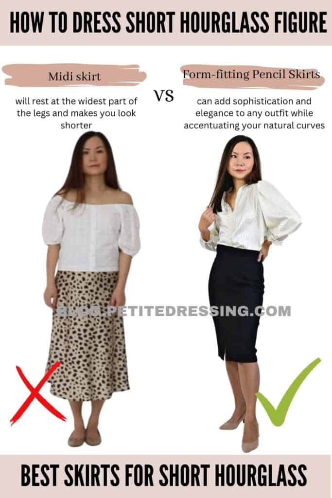 Form-fitting Pencil Skirts