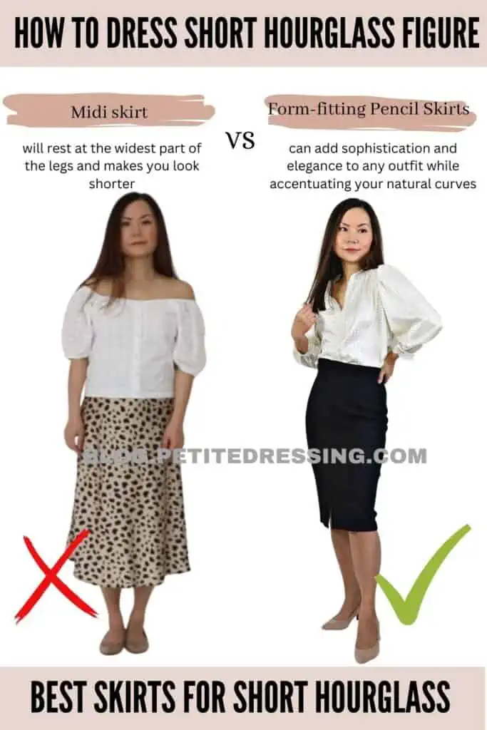 Form-fitting Pencil Skirts