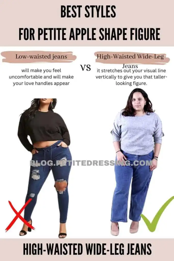 High-Waisted Wide-Leg Jeans